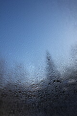 water drops on window