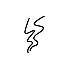 Hand drawn smoke for concept design 
