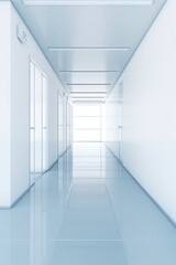 empty corridor in building