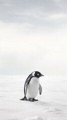 Fototapeta premium penguin in polar regions