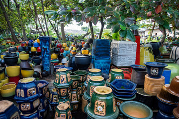 Fototapeta premium THAILAND RATCHABURI POTTERY CERAMICS SHOP