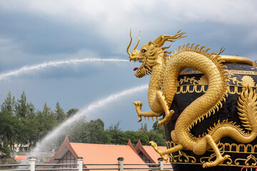 THAILAND RATCHABURI CITY DRAGON POT MONUMENT