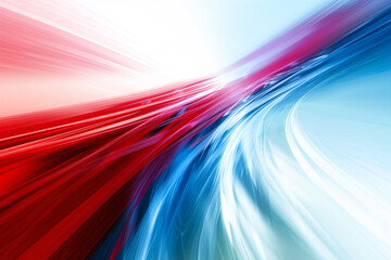 Red and blue dynamic swirl