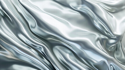 background smooth shiny silver metal texture on liquid metal concept