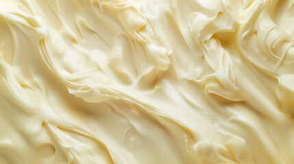 Background texture of buttercream - obrazy, fototapety, plakaty