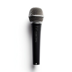 Microphone isolated on white background 