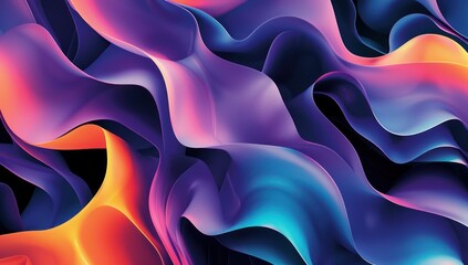 Fototapeta premium Abstract background with soft lines for technological processes, science, presentations, education, etc