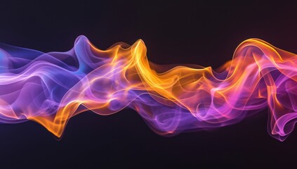 Obraz premium Abstract background with soft lines for technological processes, science, presentations, education, etc