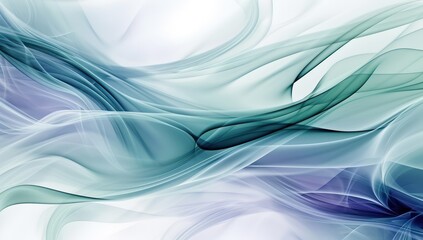 Wavy pattern with a combination of blue and green. Background for technological processes, science, presentations, education, etc