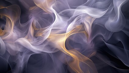 Obraz premium Digital background with swirling wavy patterns. Background for technological processes, science, presentations, education, etc