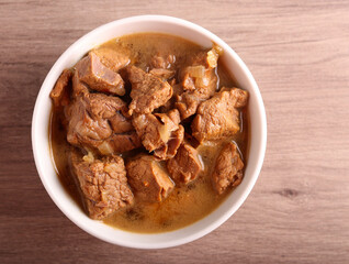 Beef stew with gravy