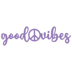 Good Vibes with Peace Sign