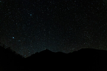 Yakushima night sky with beautiful stars