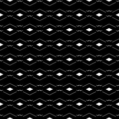 Seamless pattern. Shapes backdrop. Rhombuses, chevrons, figures ornament. Ethnic wallpaper. Geometric background. Folk motif. Digital paper, textile print, web design, abstract illustration. Vector