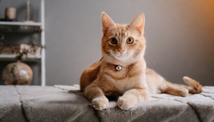 beautiful cute orange cat