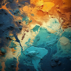 Abstract backround with planet Earth n the space