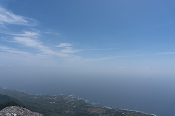 Fototapeta na wymiar The Mt Mocchomu in Kagoshima, Yakushima island