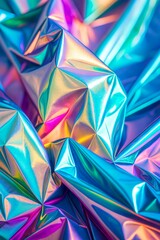 Abstract trendy holographic texture background