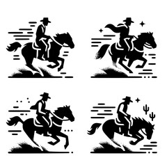 Cowboy on a horse 