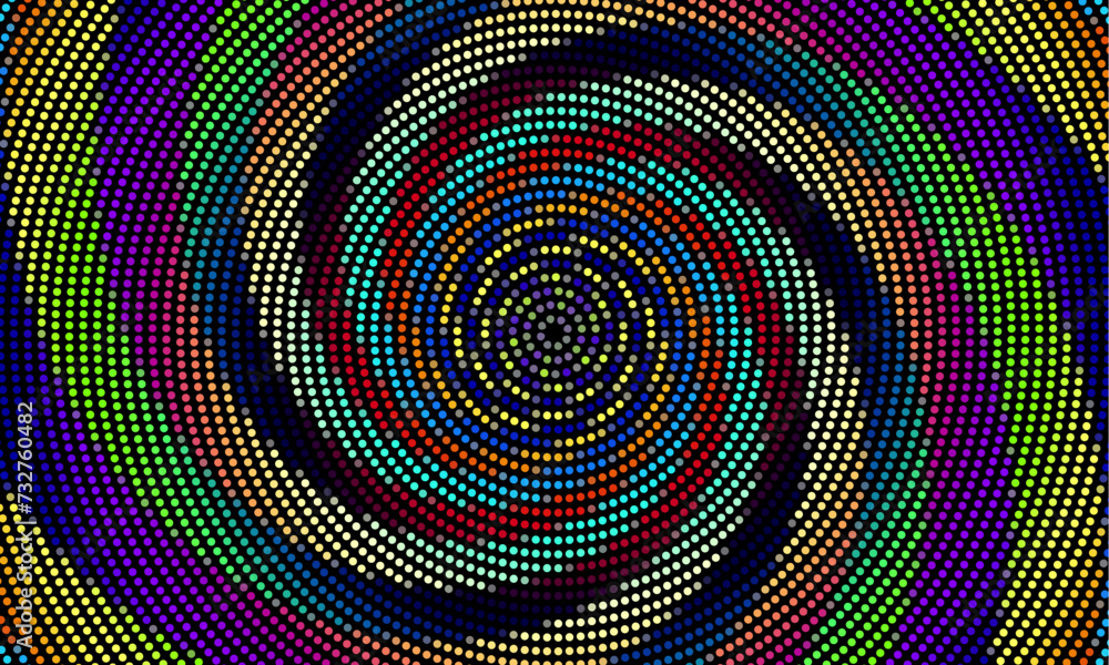 Aufkleber pixilated abstract energy background. halftone effect. vector image.