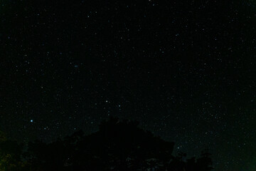 Night sky stars from around Mt. Aiko in Yakushima