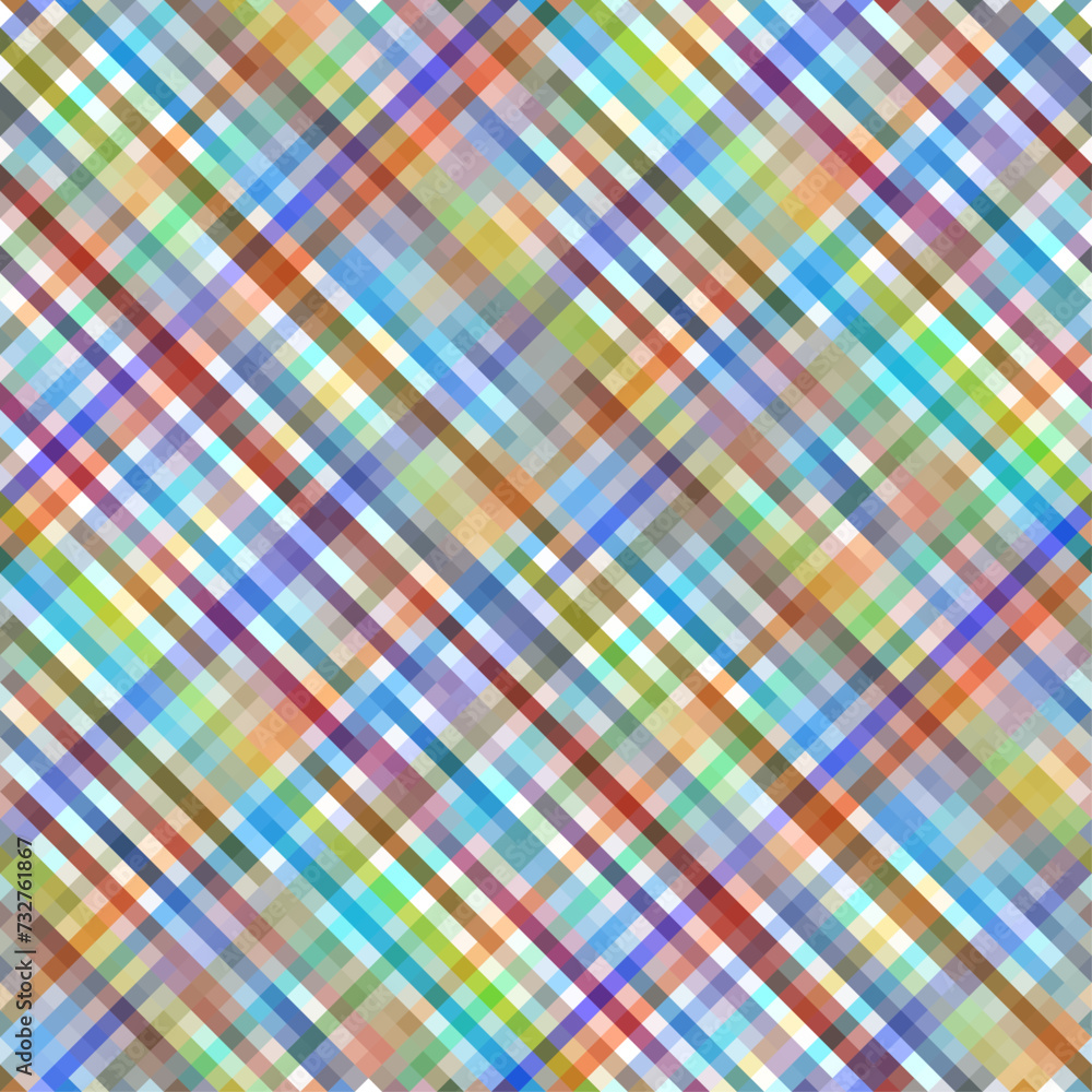 Poster Geometric abstract pattern in low poly style. Seamless image