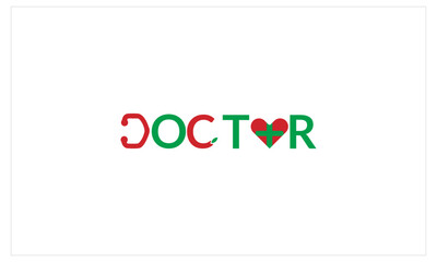 Creative Doctor , Heart, medical logo 