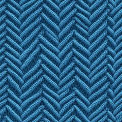 Blue knitted texture
