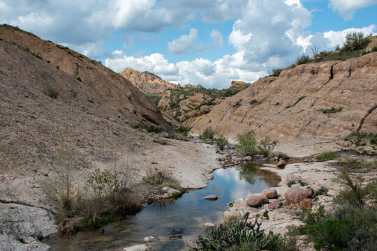 Canyon in the Arizona sonoran desert