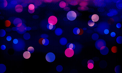 Blue bokeh background for banner, poster, event, celebrations and various design works