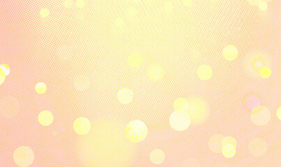 Yellow bokeh background for banner, poster, event, celebrations and various design works