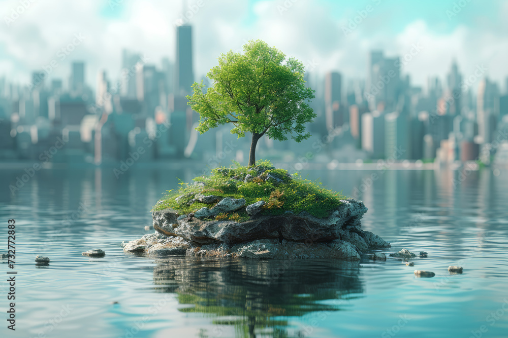 Poster a collaborative effort between countries to address climate change through the implementation of sus