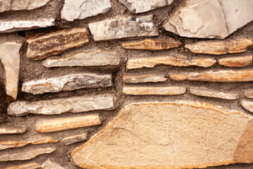 texture of flat stones, background