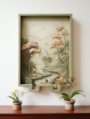 Tranquil Wall Art: Vintage Oasis and Zen Gardens - Nature's Calm