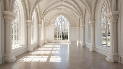 Fototapeta premium Clean-Lined Architectural Features