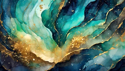 Behangcirkel 宇宙をイメージして描いた抽象的アート,アスペクト比16:9 © Ta.Ma