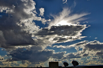 Clouds above The Plains of San Agustin, New Mexico 