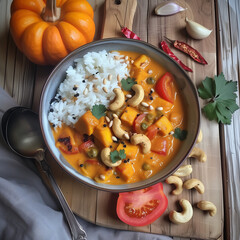 Herbstliches Kürbiscurry