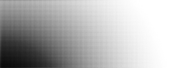 halftone monochrome pattern. Dotted pattern illustration, seamless background