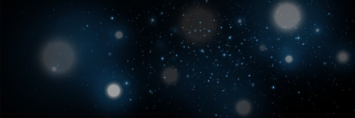 The shine of sparkling dust particles. A glare of light and stars.