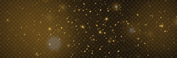 The shine of sparkling dust particles. A glare of light and stars.