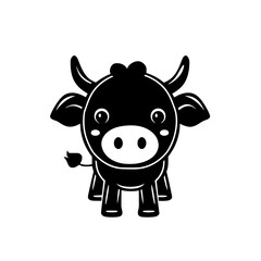 Cute icon of Ox  Generative AI