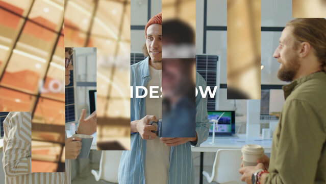 Seamless Blocks Slideshow Design | Short and Long Duration