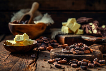 cocoa beans and spices