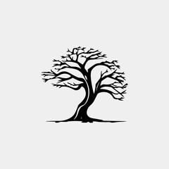 tree icon logo design template vector illustration