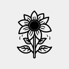 sunflower icon vector illustration design.