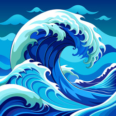 wave background