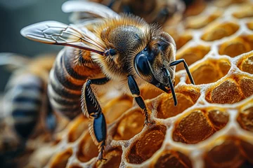 Deurstickers bee © cumhur