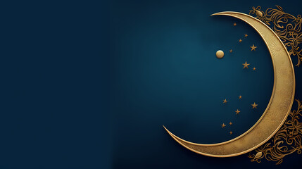 Naklejka premium Glowing background for muslim feast in holy month of Ramadan Kareem