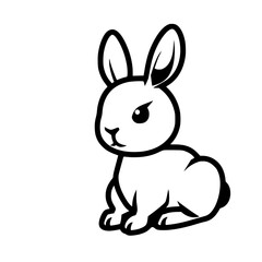 Cute rabbit Generative AI